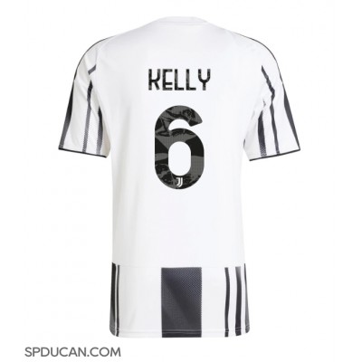Muški Nogometni Dres Juventus Lloyd Kelly #6 Domaci 2025-26 Kratak Rukav Muški Nogometni Dres Juventus Lloyd Kelly #6 Domaci 2025-26 Kratak Rukav